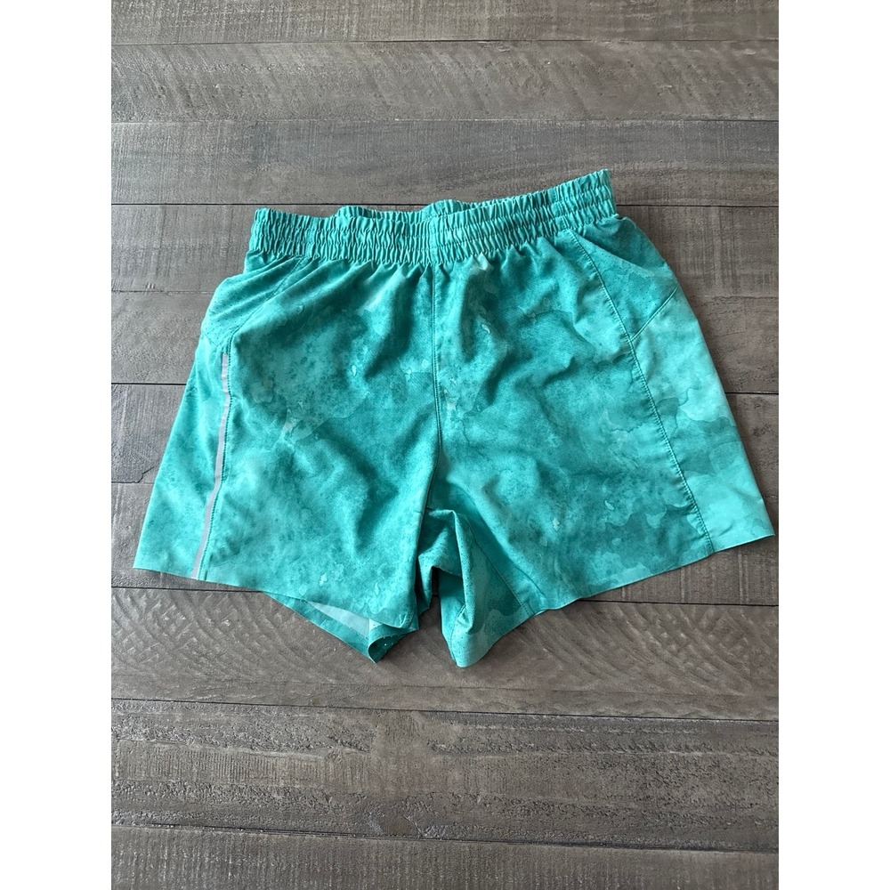 VRST Accelerate Men's‎ 5" Mesh Lined Green Run Shorts Size Small